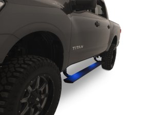Nissan Titan XD Running Boards - AMP Research - PowerStep Plug-N-Play - Black - `16-`17